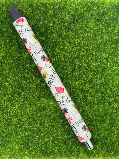 Mouse ears favorite things-white glitter inkjoy pen