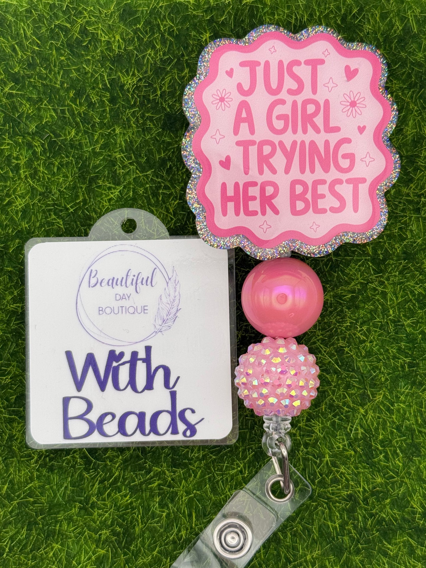 Just a girl trying her best