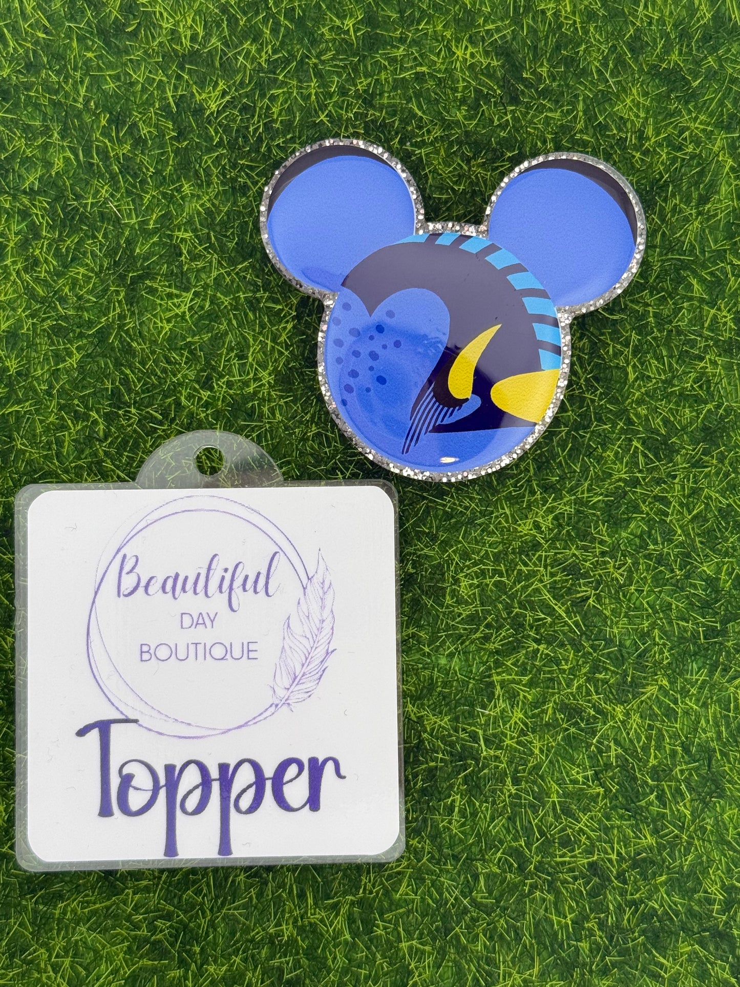 Mouse ears-Blue fish