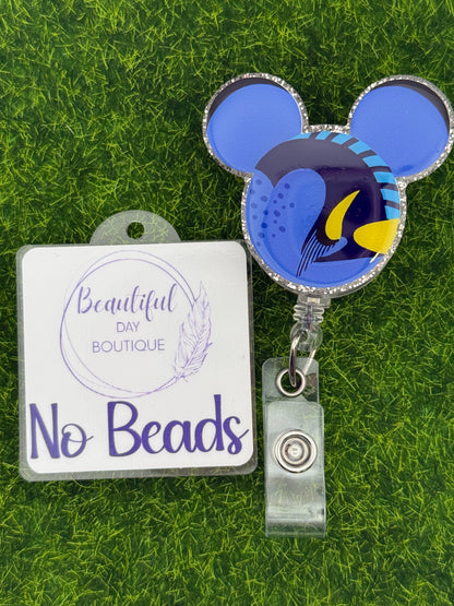 Mouse ears-Blue fish
