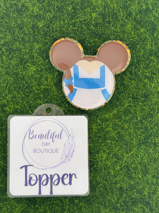 Mouse ears-Belle Blue dress