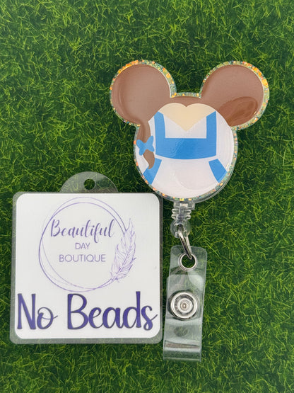 Mouse ears-Belle Blue dress