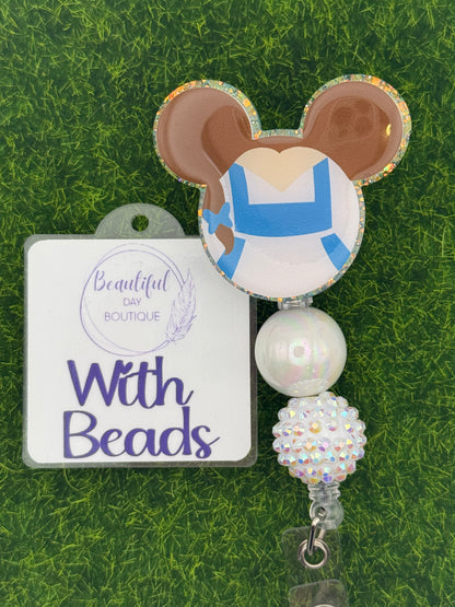 Mouse ears-Belle Blue dress