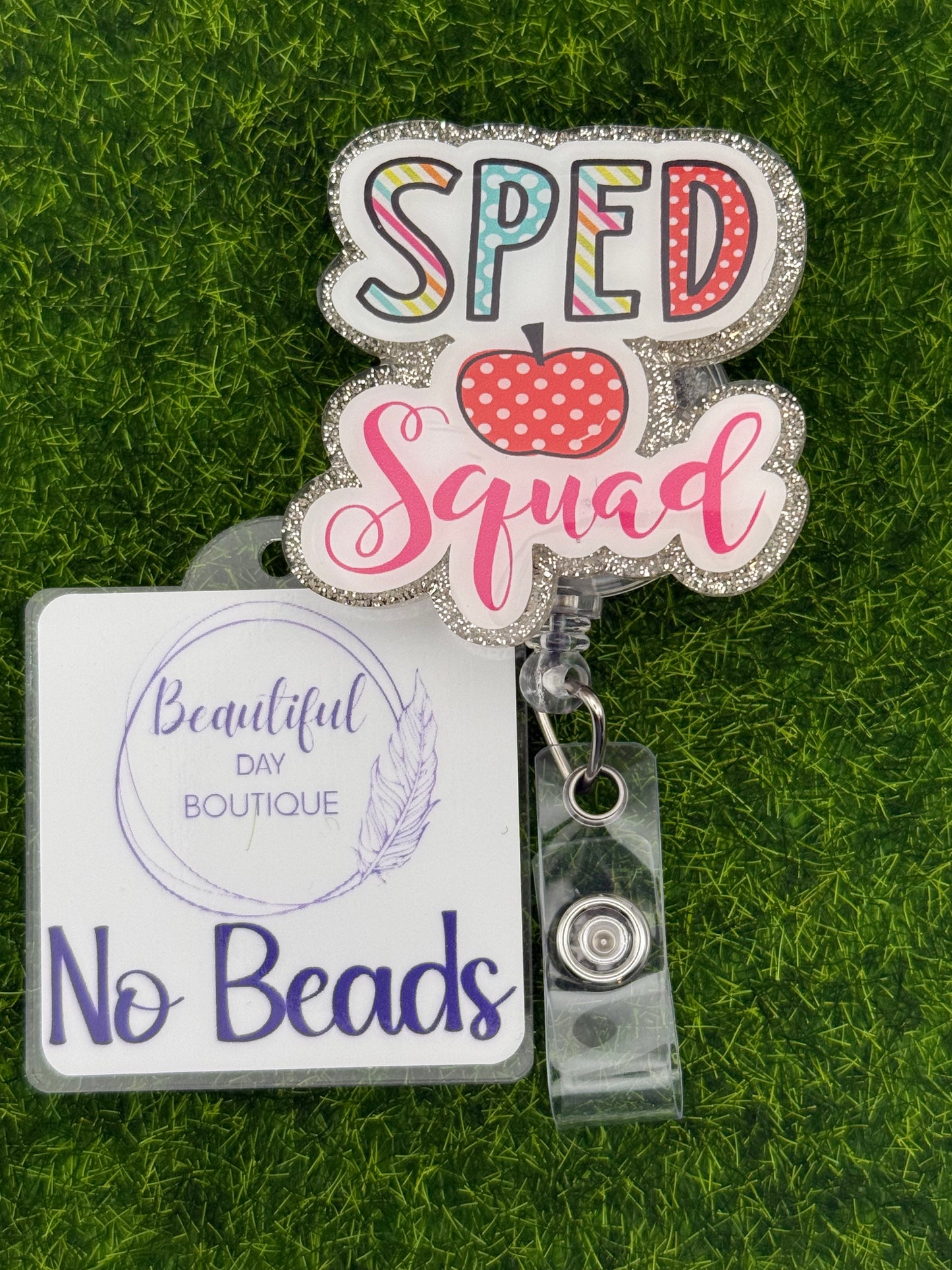 SPED Squad-silver glitter