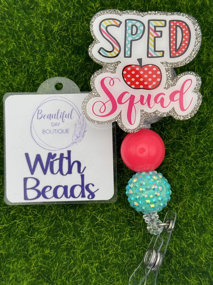 SPED Squad-silver glitter