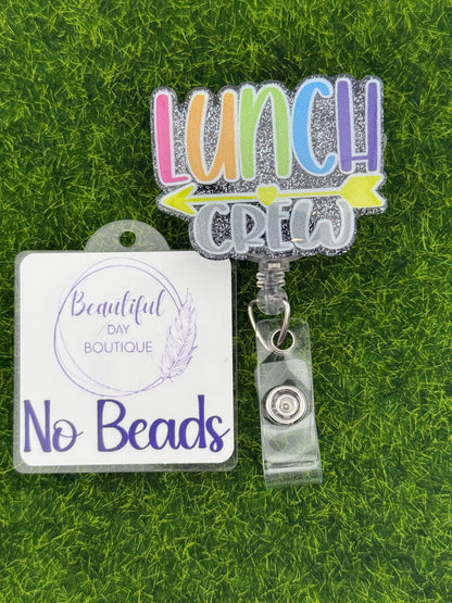 Lunch crew black glitter