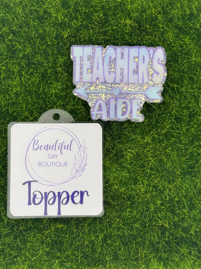 Teachers aide-blue/purple
