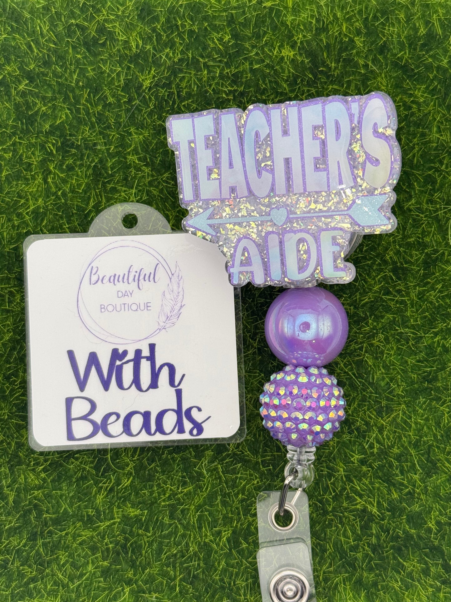 Teachers aide-blue/purple