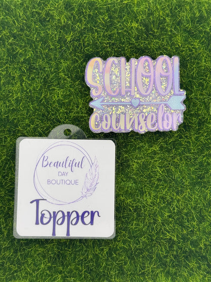 School counselor-blue/purple