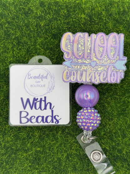 School counselor-blue/purple