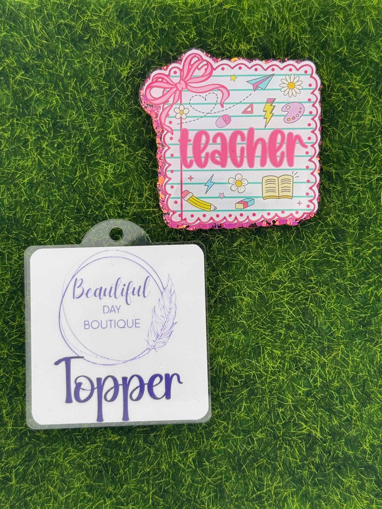 Notebook pink teacher