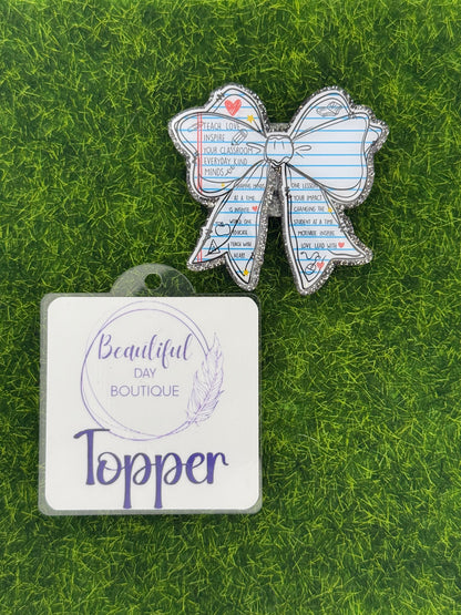 Notebook bow