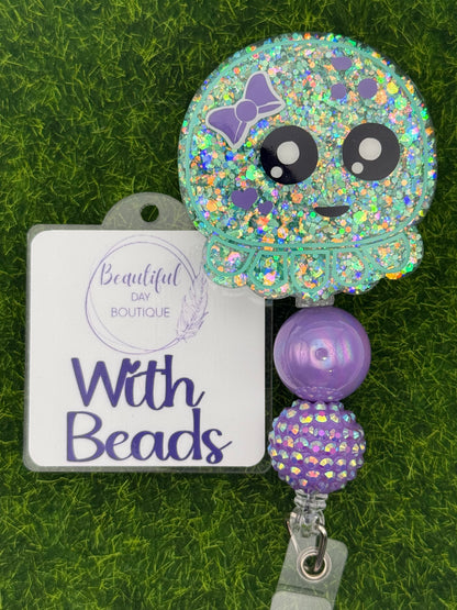 Octopus purple bow