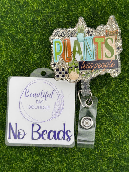 More plants less people