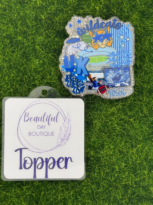 UK football scene-silver glitter