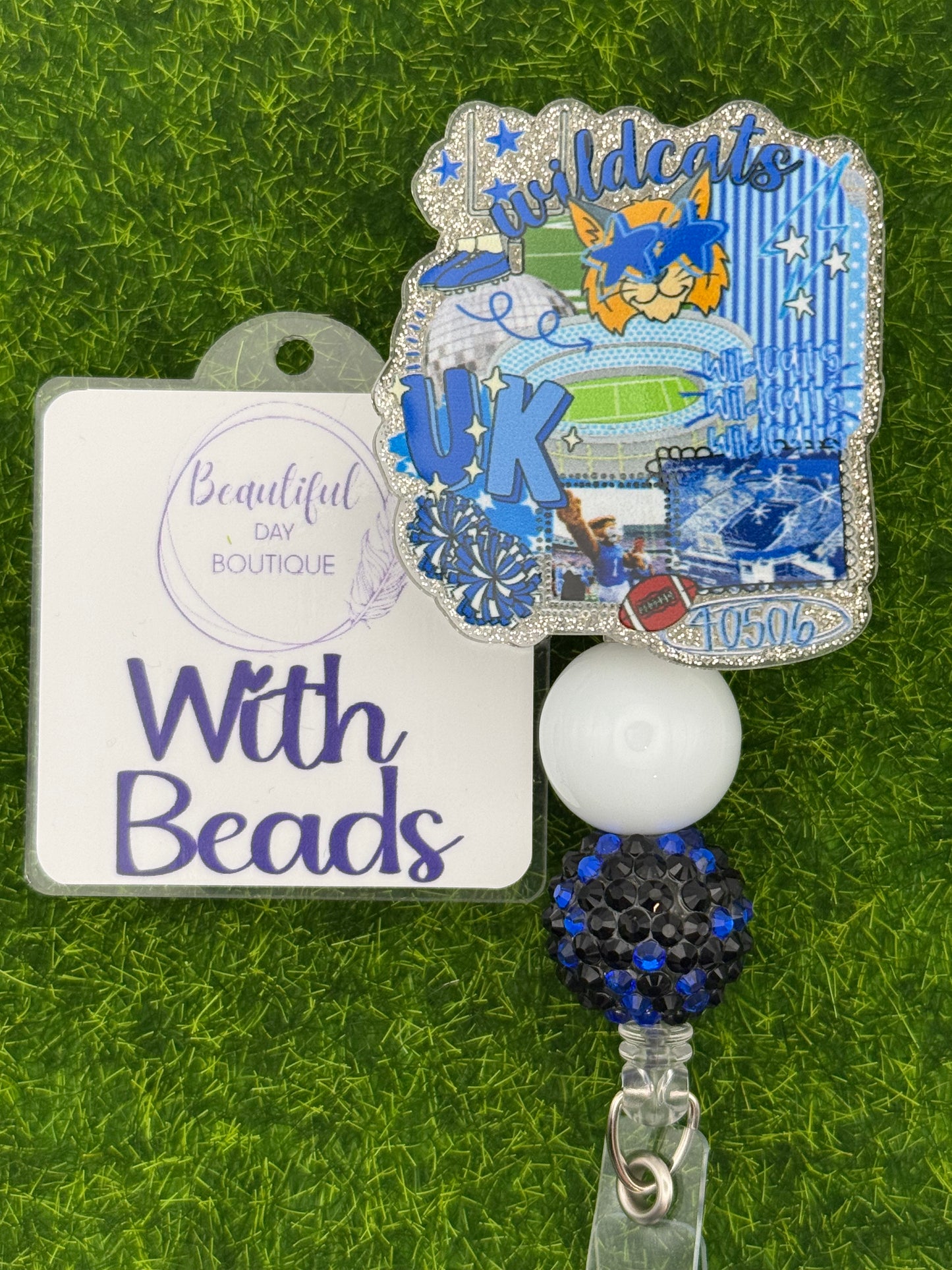 UK football scene-silver glitter