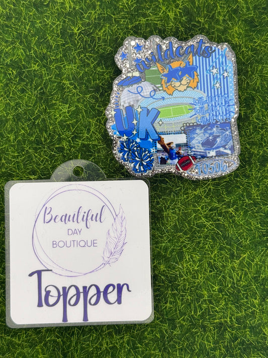 UK Football scene-dark gray glitter