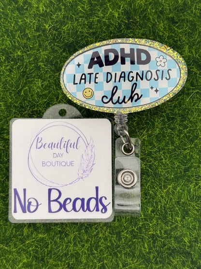 ADHD late diagnosis club-yellow glitter