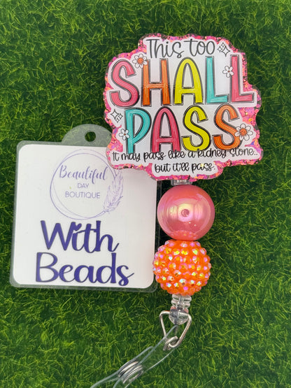 This too shall pass…