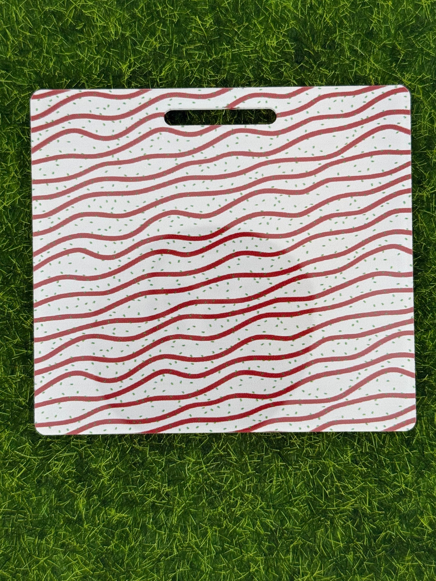 Christmas stripes-Badge Buddy