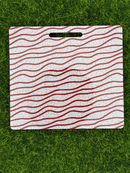 Christmas stripes-Badge Buddy