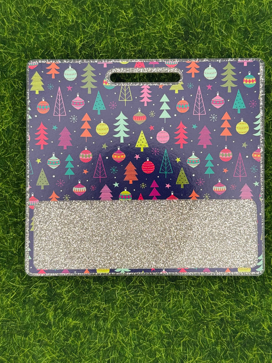 Navy Christmas trees-Badge Buddy