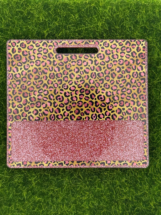 Leopard pink and gold-Badge Buddy