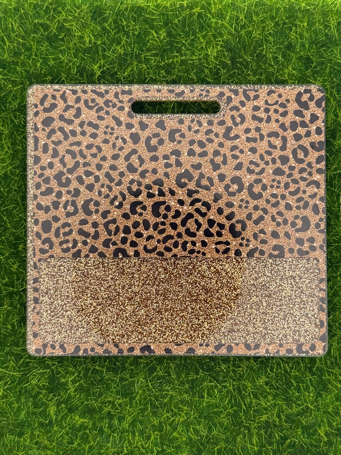 Leopard print dark gold-Badge Buddy