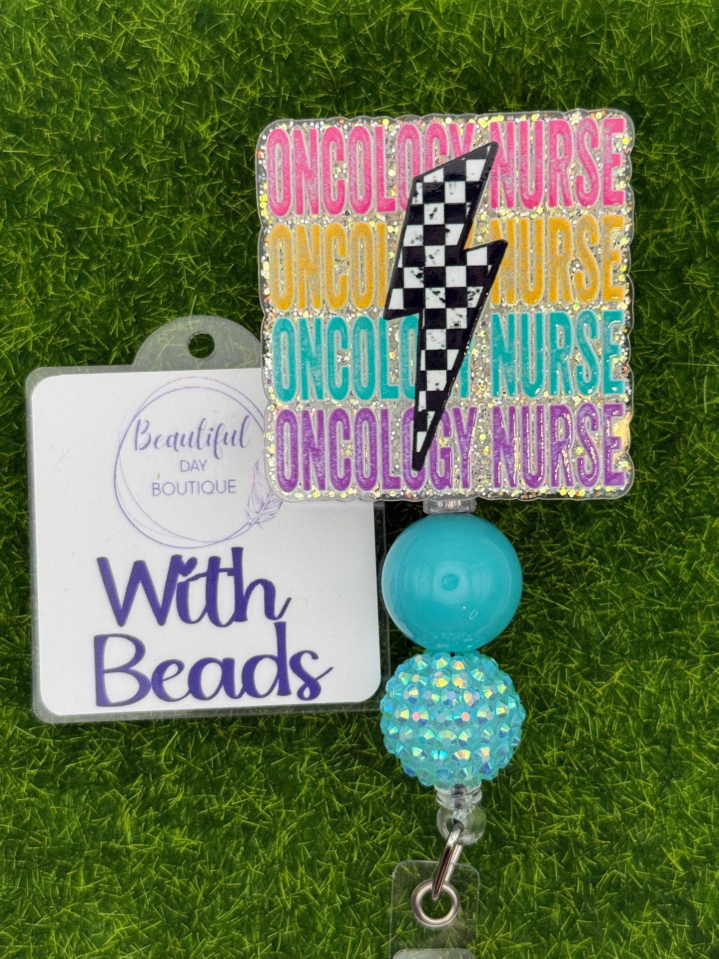 Oncology nurse lightning bolt