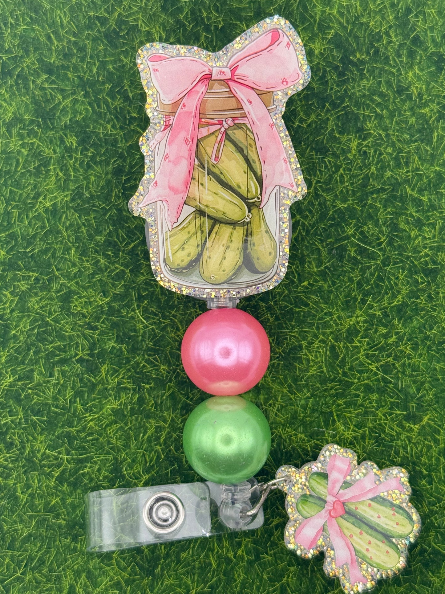 Pickle jar-full reel with charm