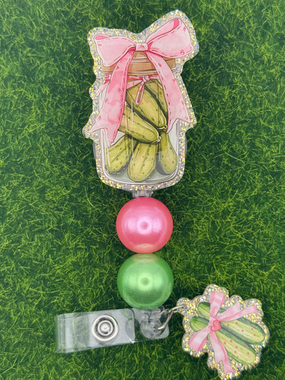 Pickle jar-full reel with charm