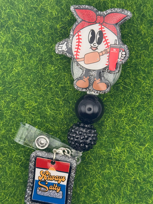 Baseball girl-full reel with charm