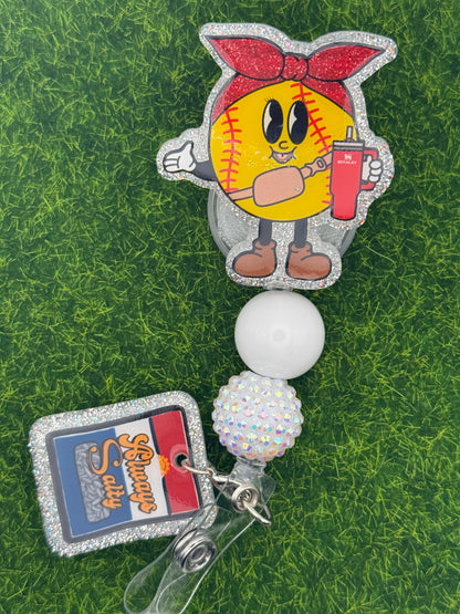 Softball girl-full reel with charm