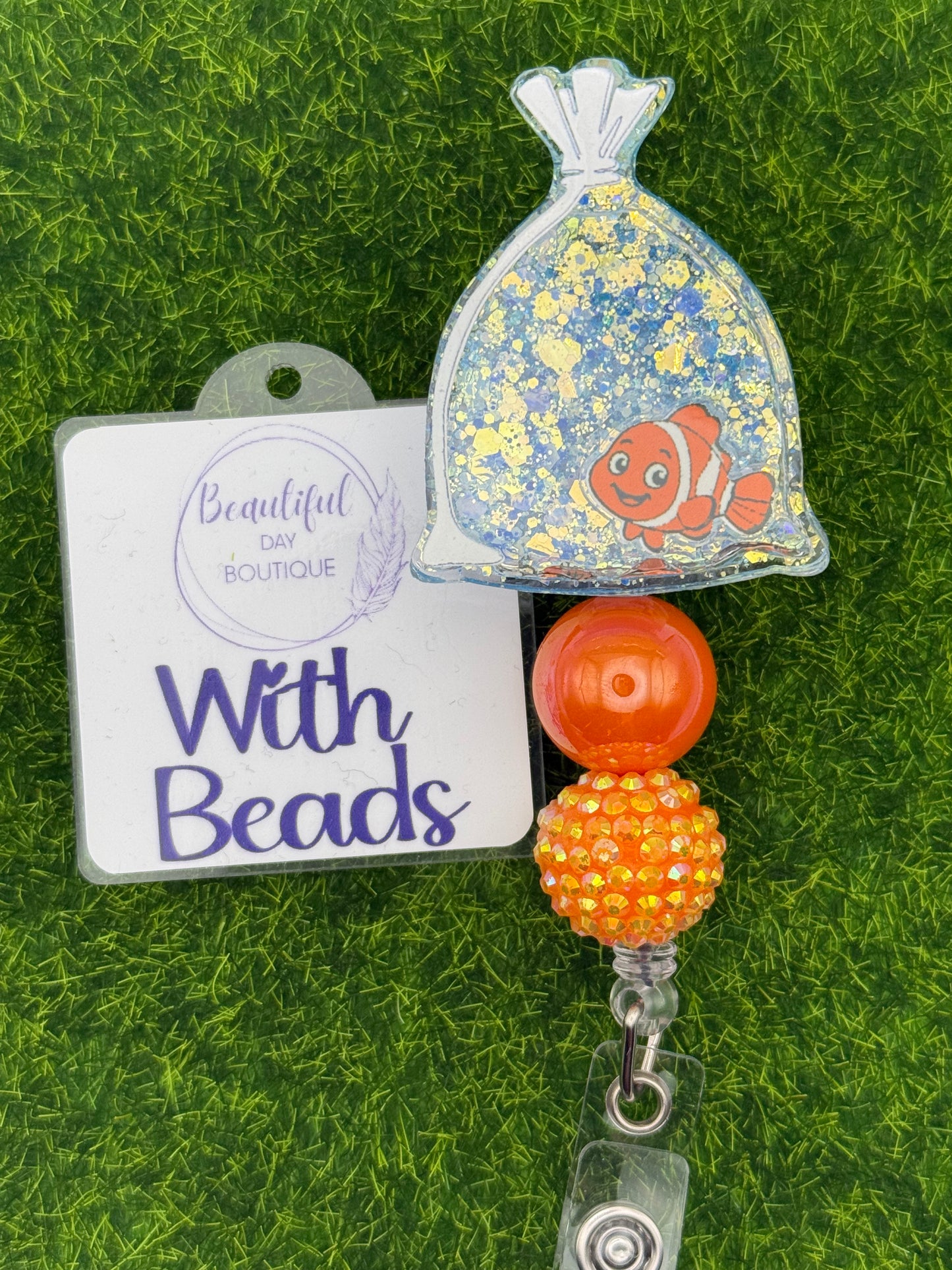 Orange fish-Bag shaker