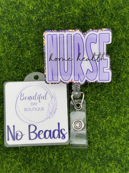 Home health nurse purple