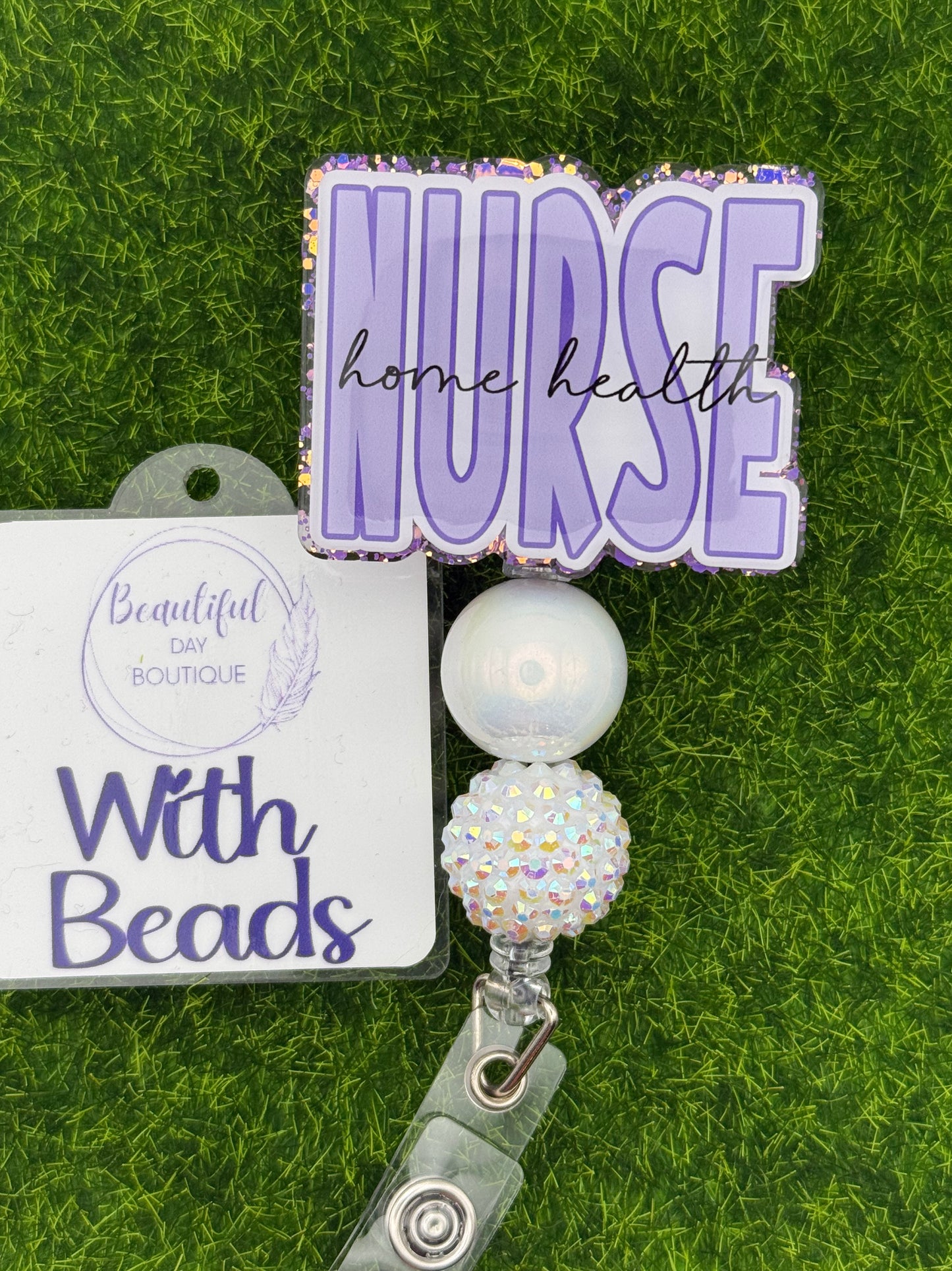 Home health nurse purple