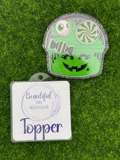 Green candy bucket shaker