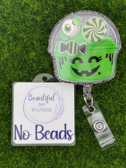 Green candy bucket shaker