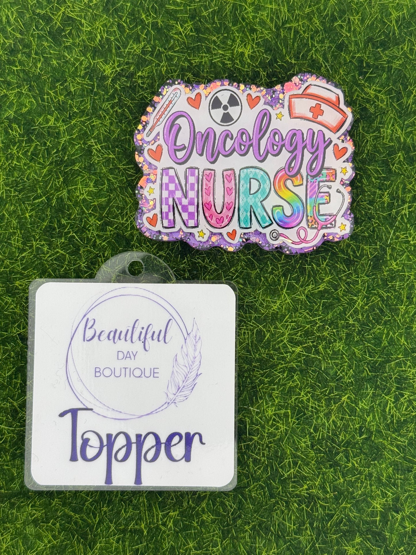Oncology nurse purple