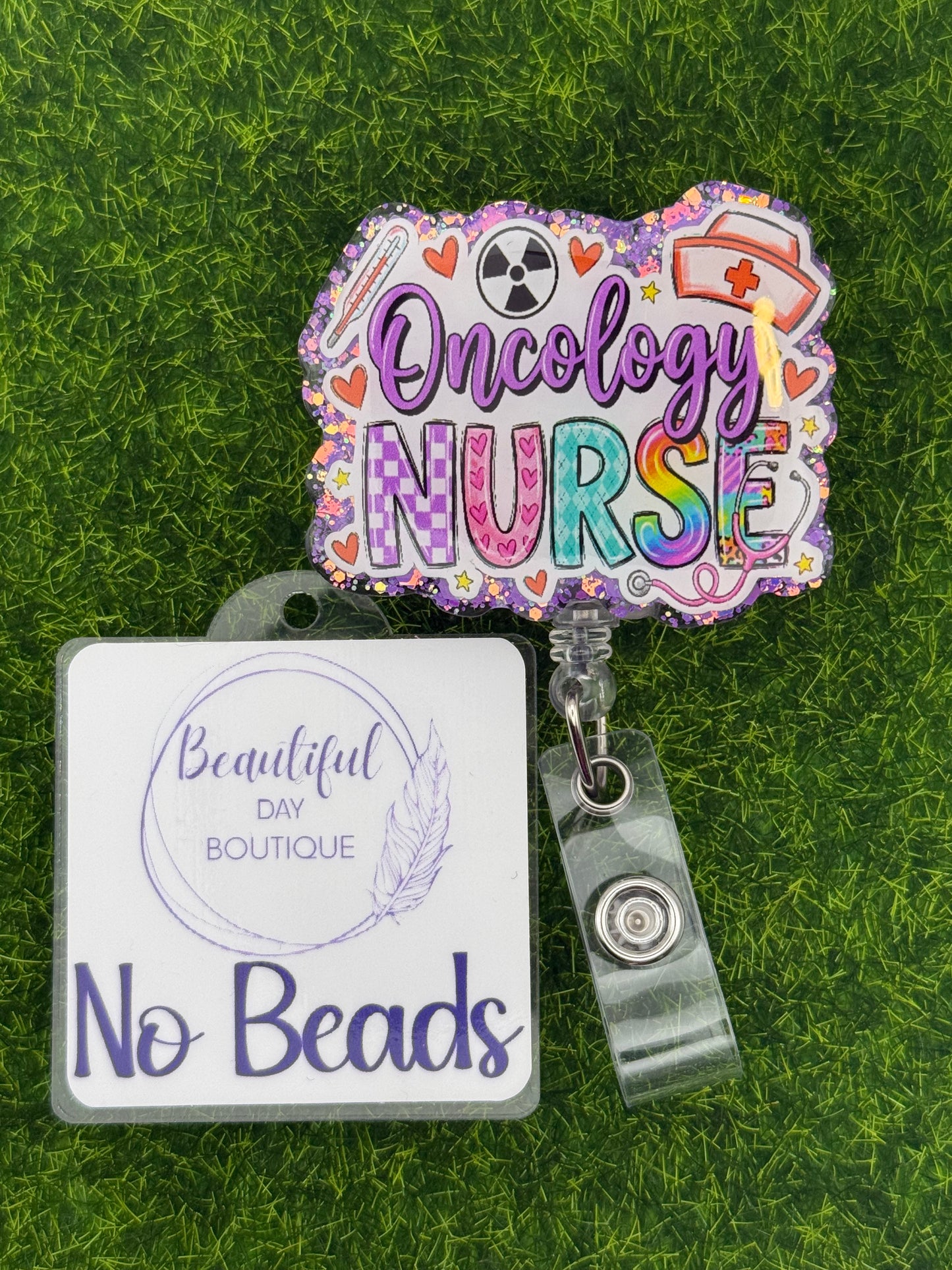 Oncology nurse purple