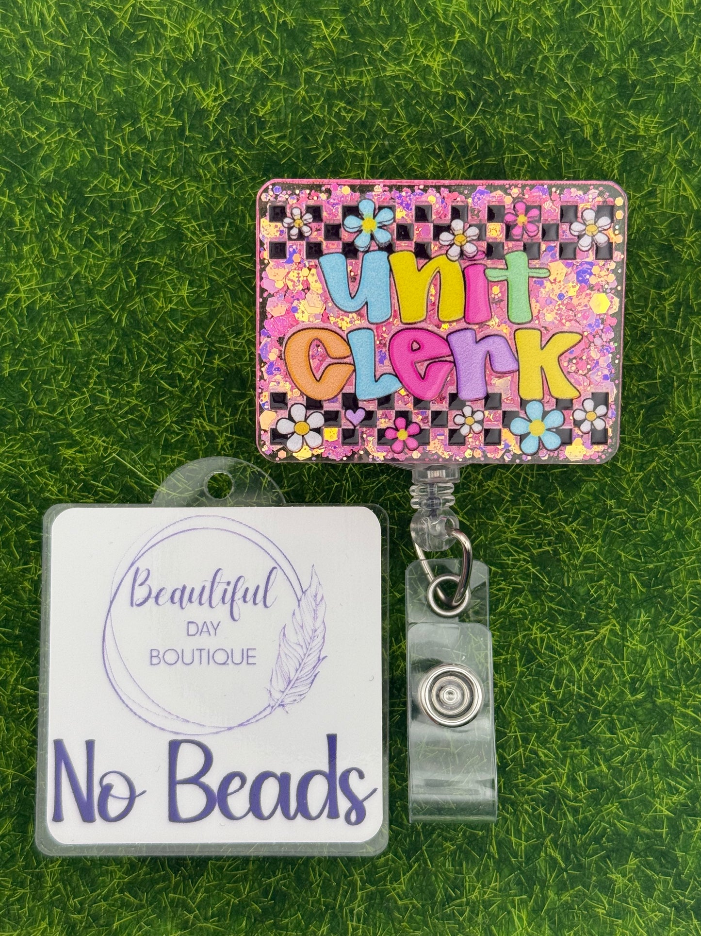 Unit clerk-retro daisies