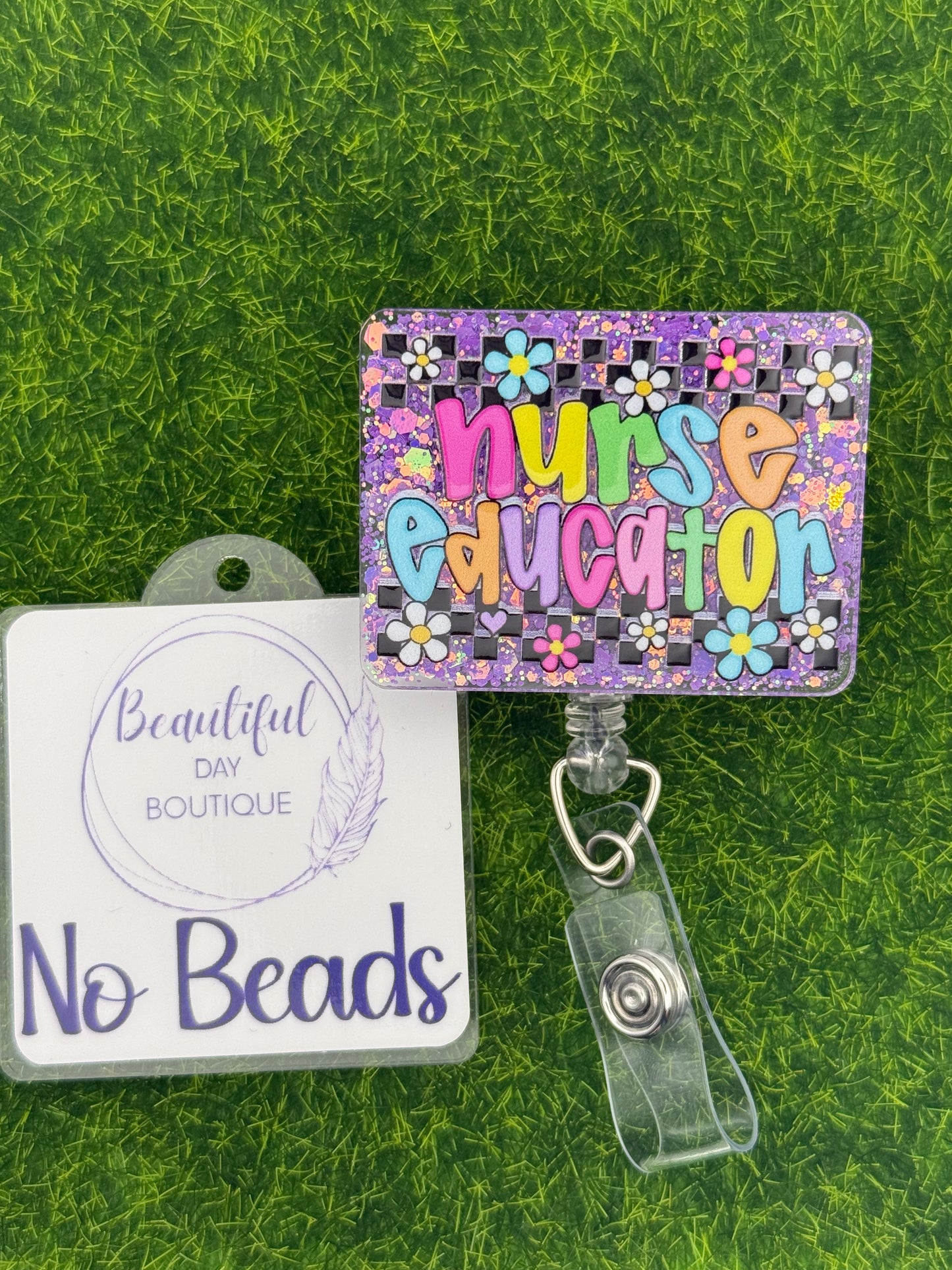 Nurse educator-retro daisies