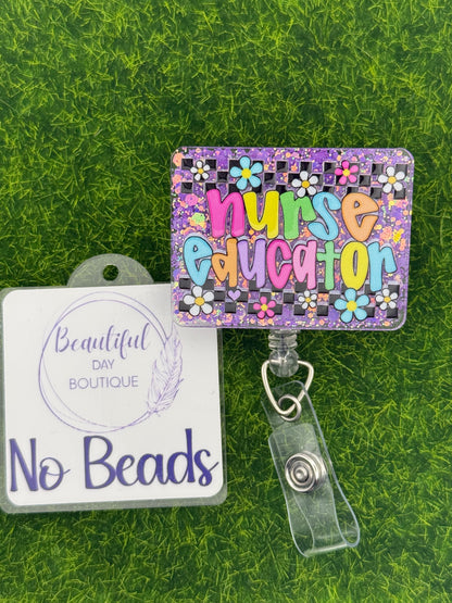 Nurse educator-retro daisies