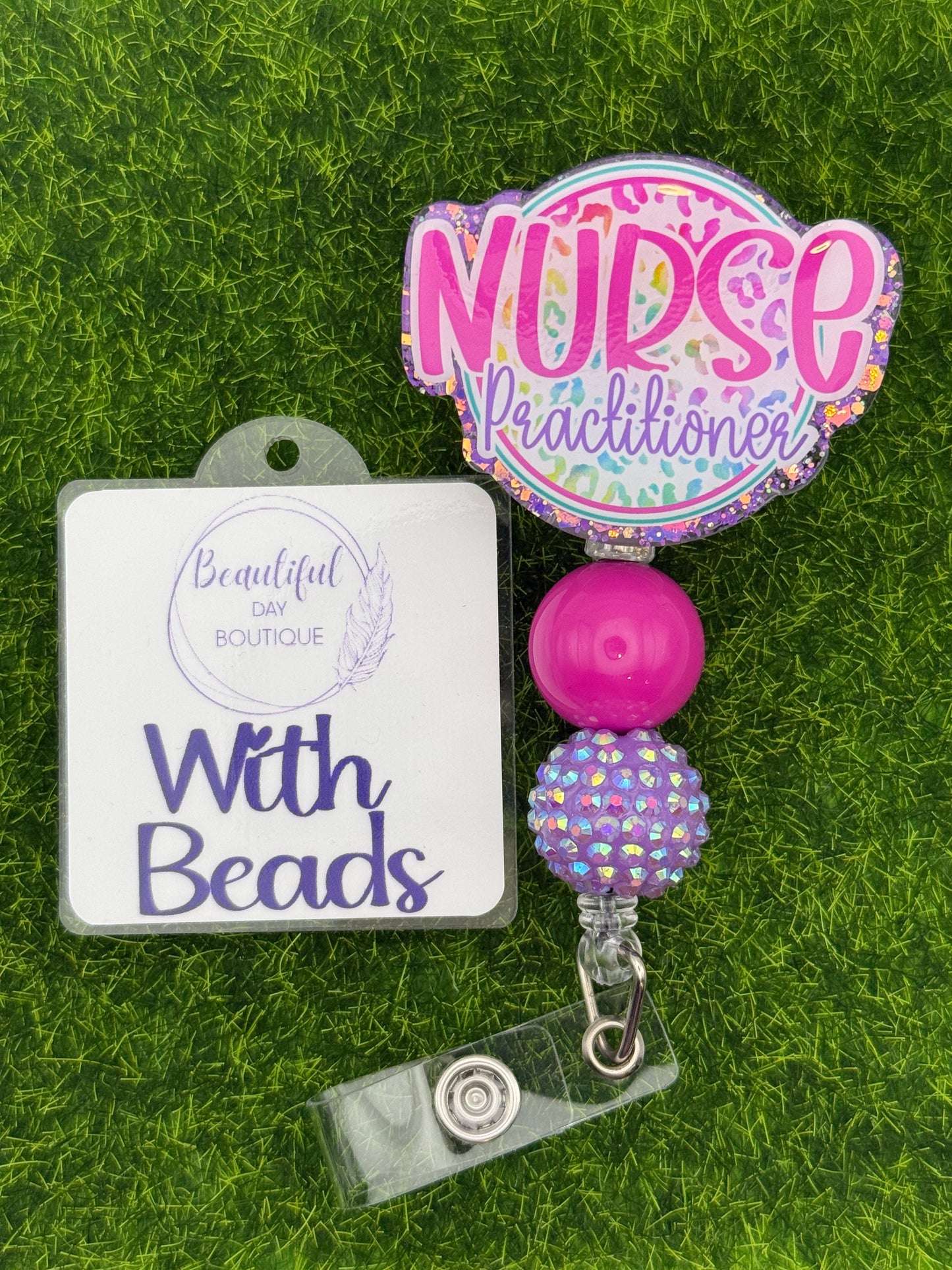 Nurse Practitioner-pink and purple