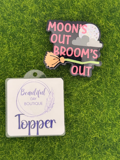Moons out Brooms out-Glow in Dark
