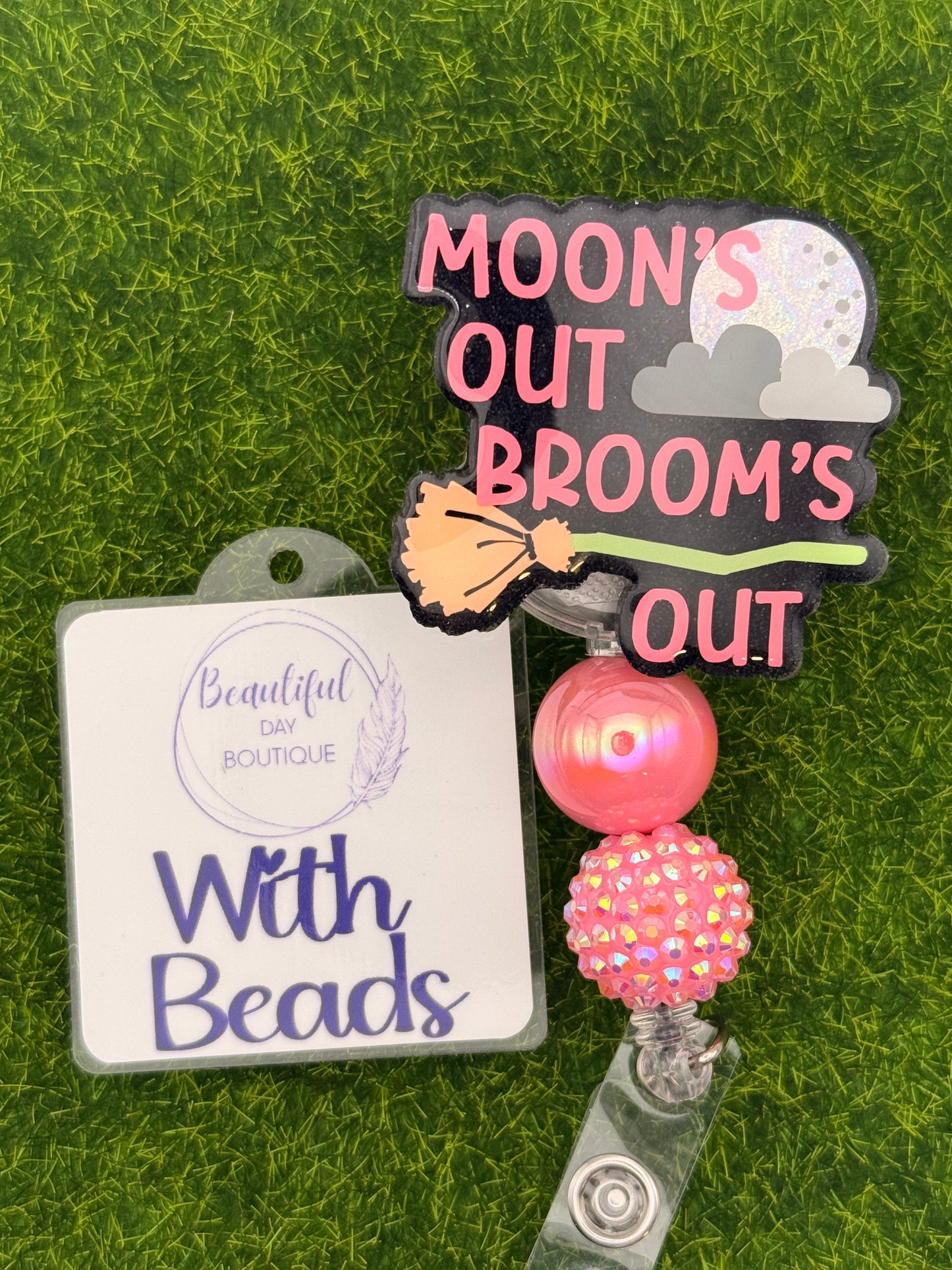 Moons out Brooms out-Glow in Dark