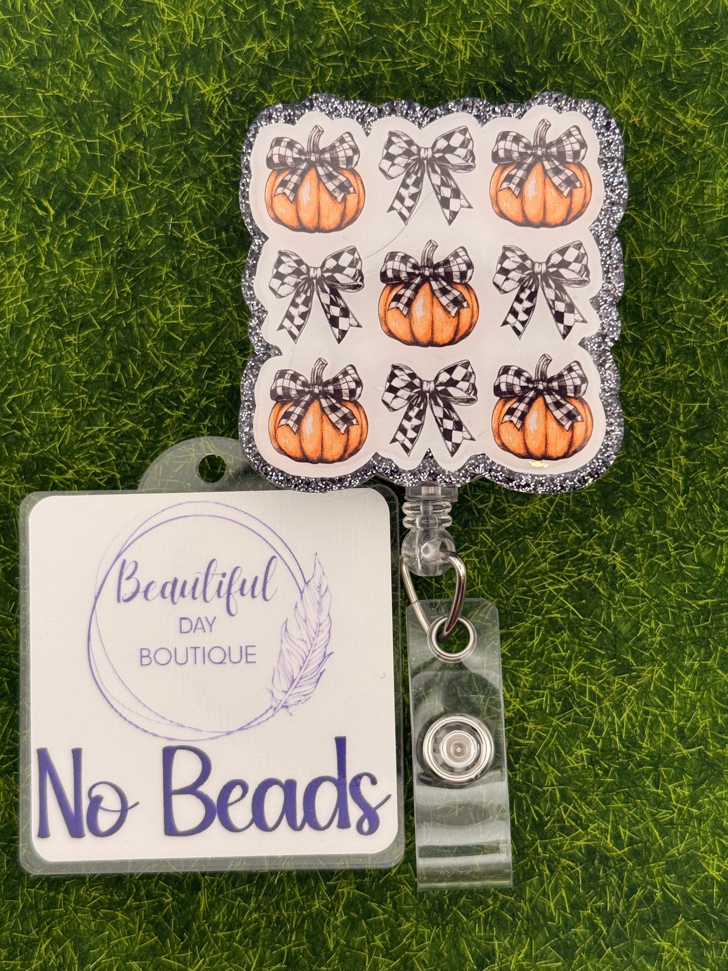 Pumpkin Croquet-Black Checkered