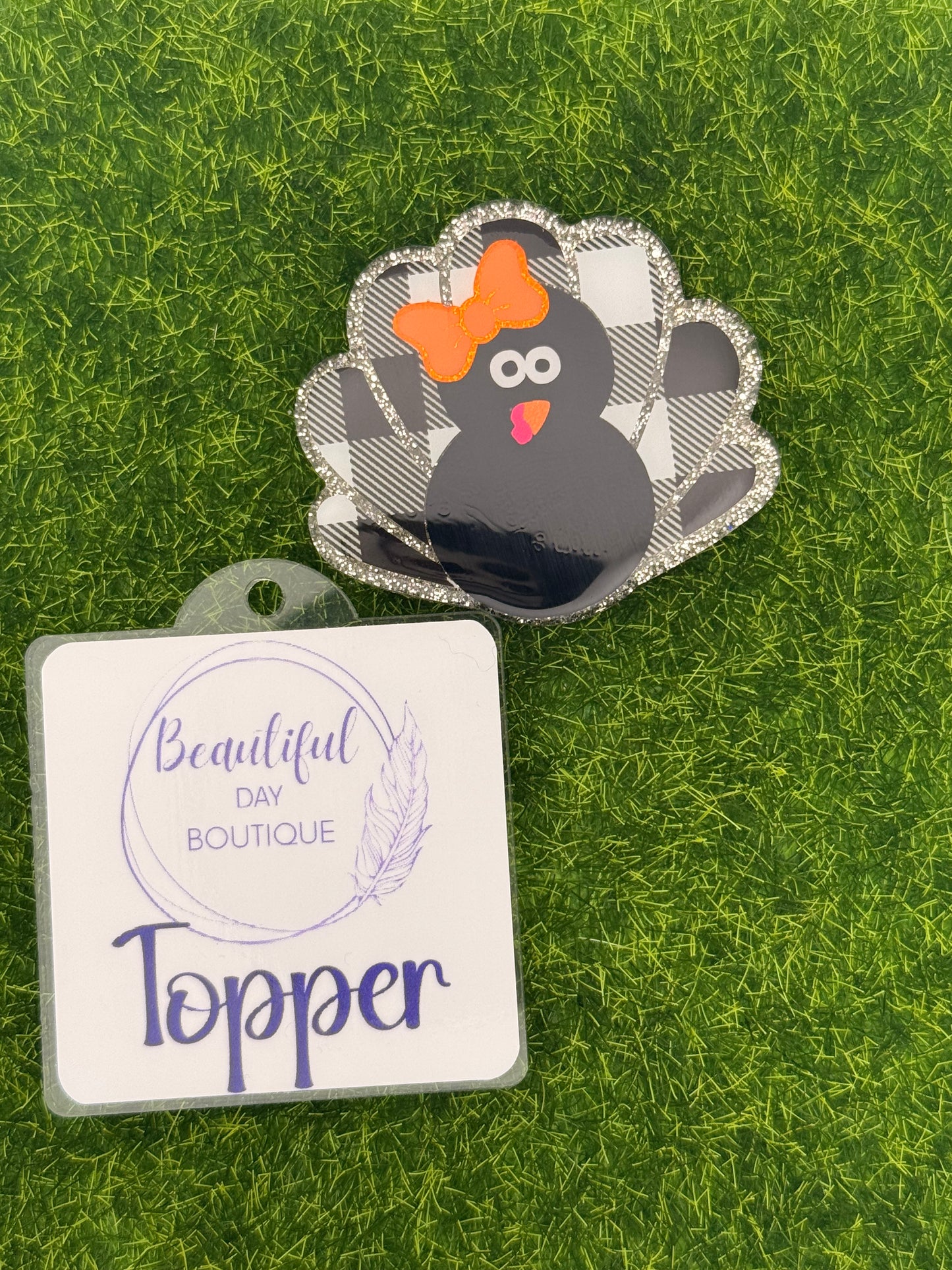 Turkey-Black/White plaid