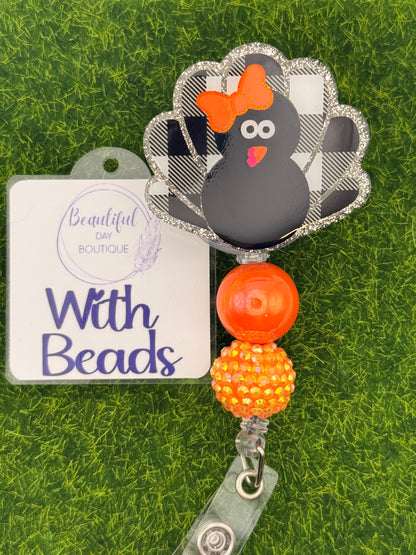 Turkey-Black/White plaid