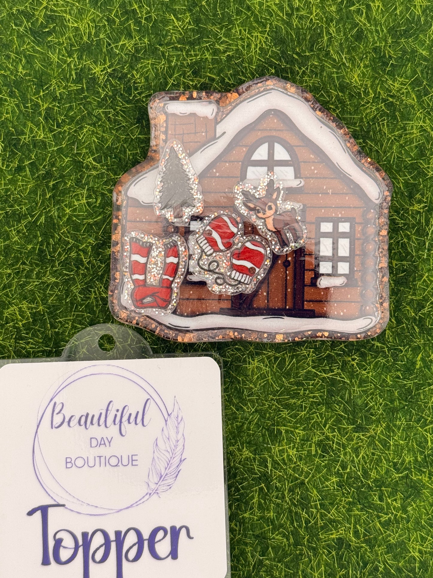 Christmas Cabin Shaker